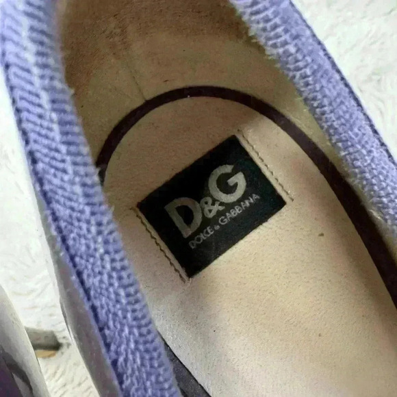 Dolce & Gabbana Patent Bow Peep Toe Pumps size 39 - Picture 4 of 7